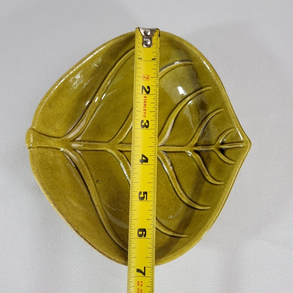 (2) Vtg California Pottery USA L73 Leaf Dish Bowls - Picture 11 of 16